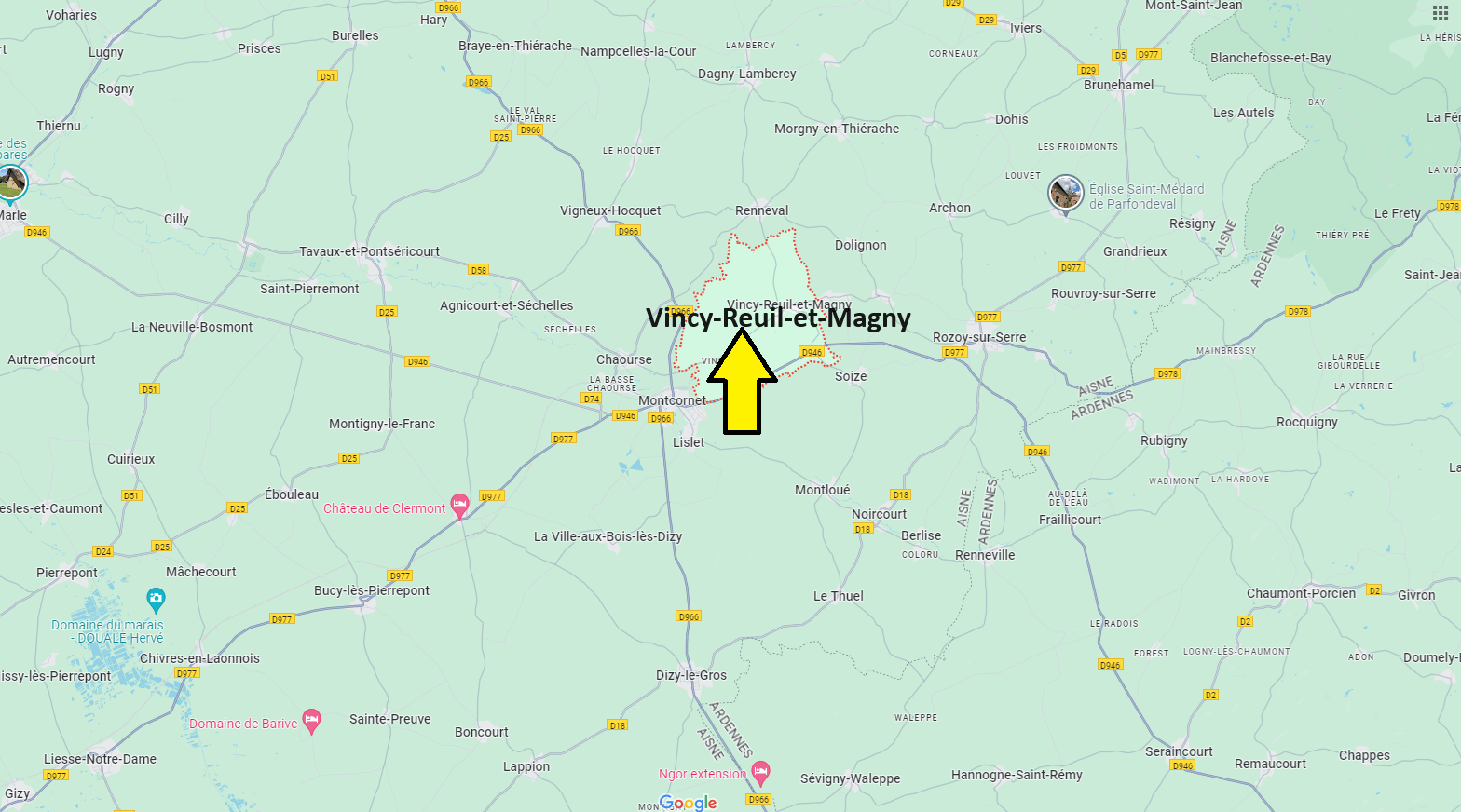 Où se situe Vincy-Reuil-et-Magny (02340)