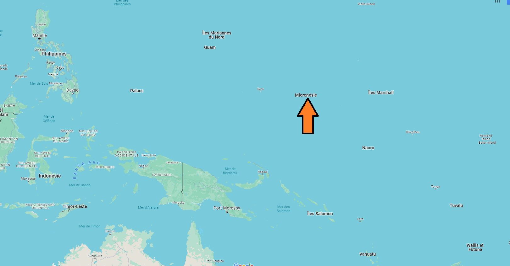 Sur quel continent se trouve la Micronésie