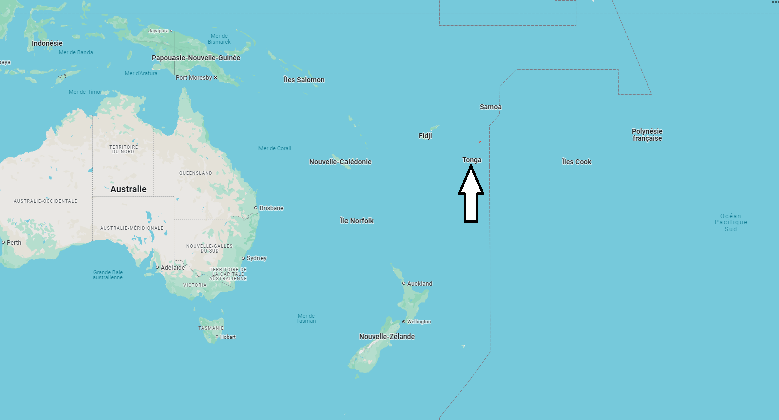 Sur quel continent se trouve Tonga