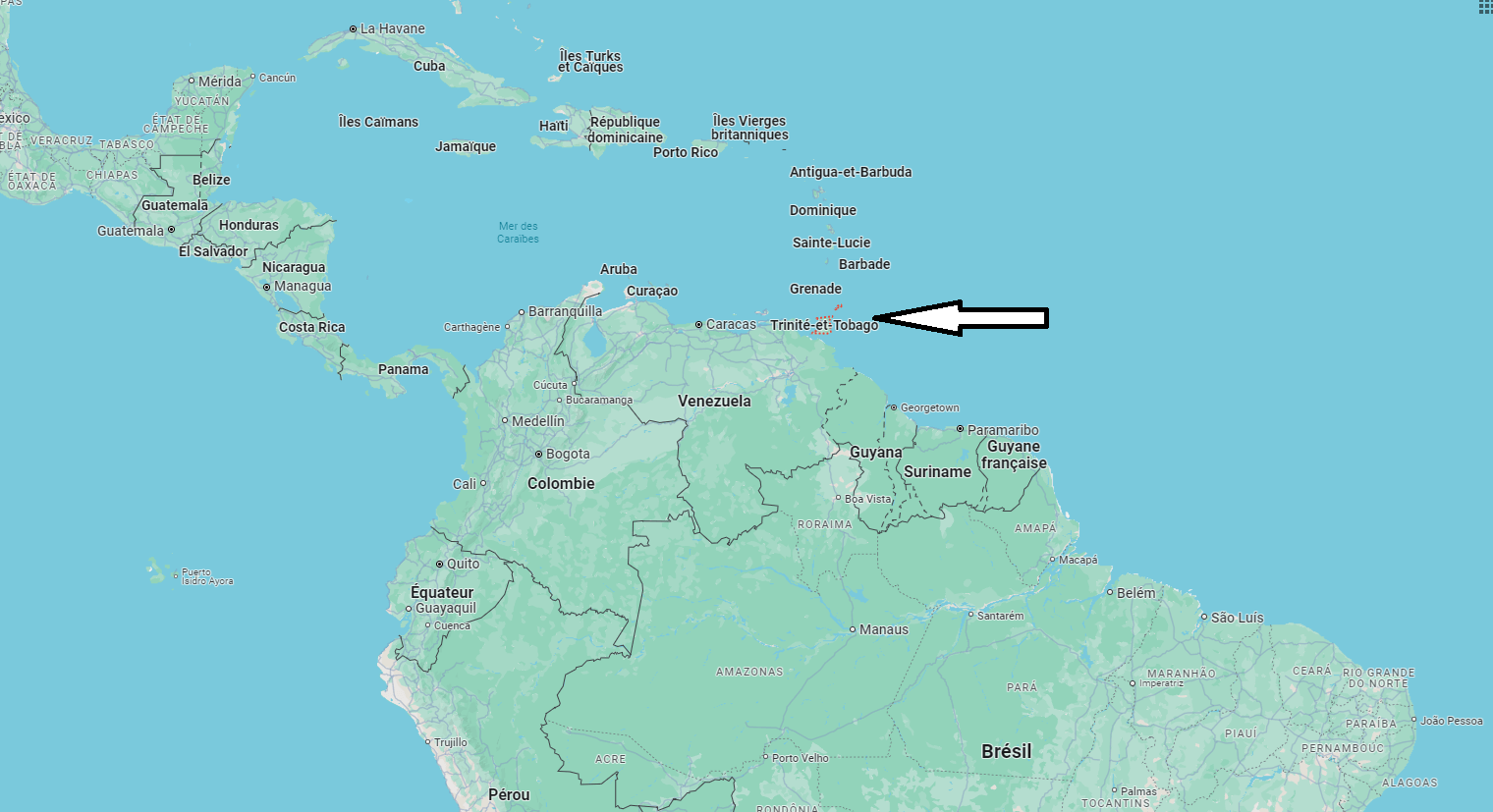 Sur quel continent se trouve Trinité-et-Tobago