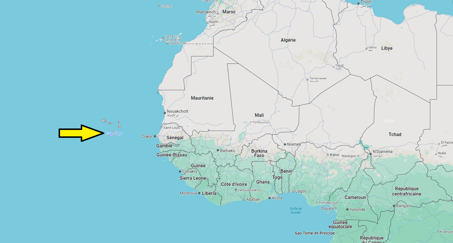 Sur quel continent se trouvent les îles du Cap-Vert