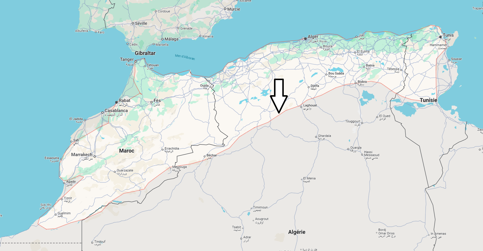 Où se trouve la région de l'Atlas