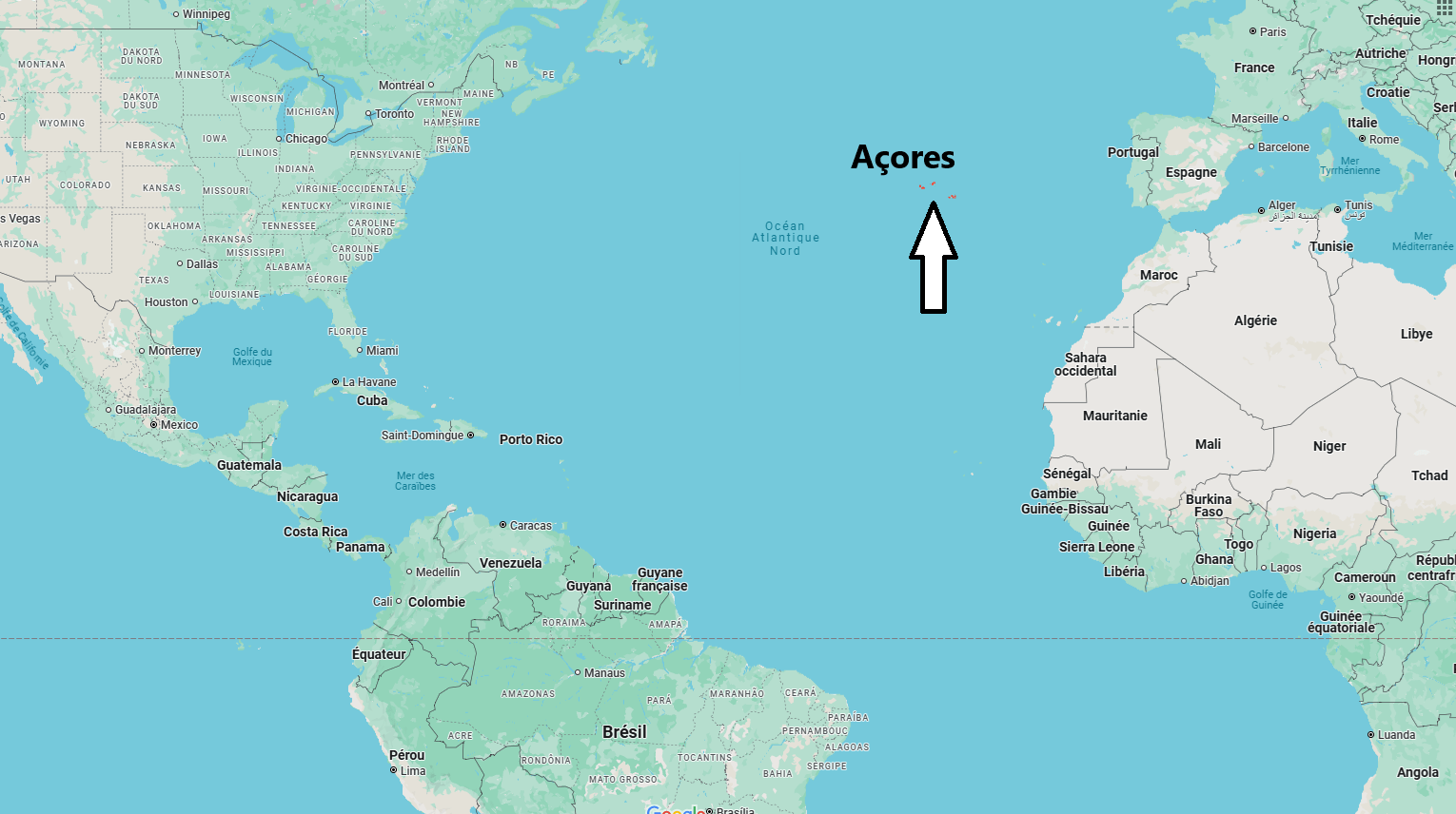 Où sont les Açores