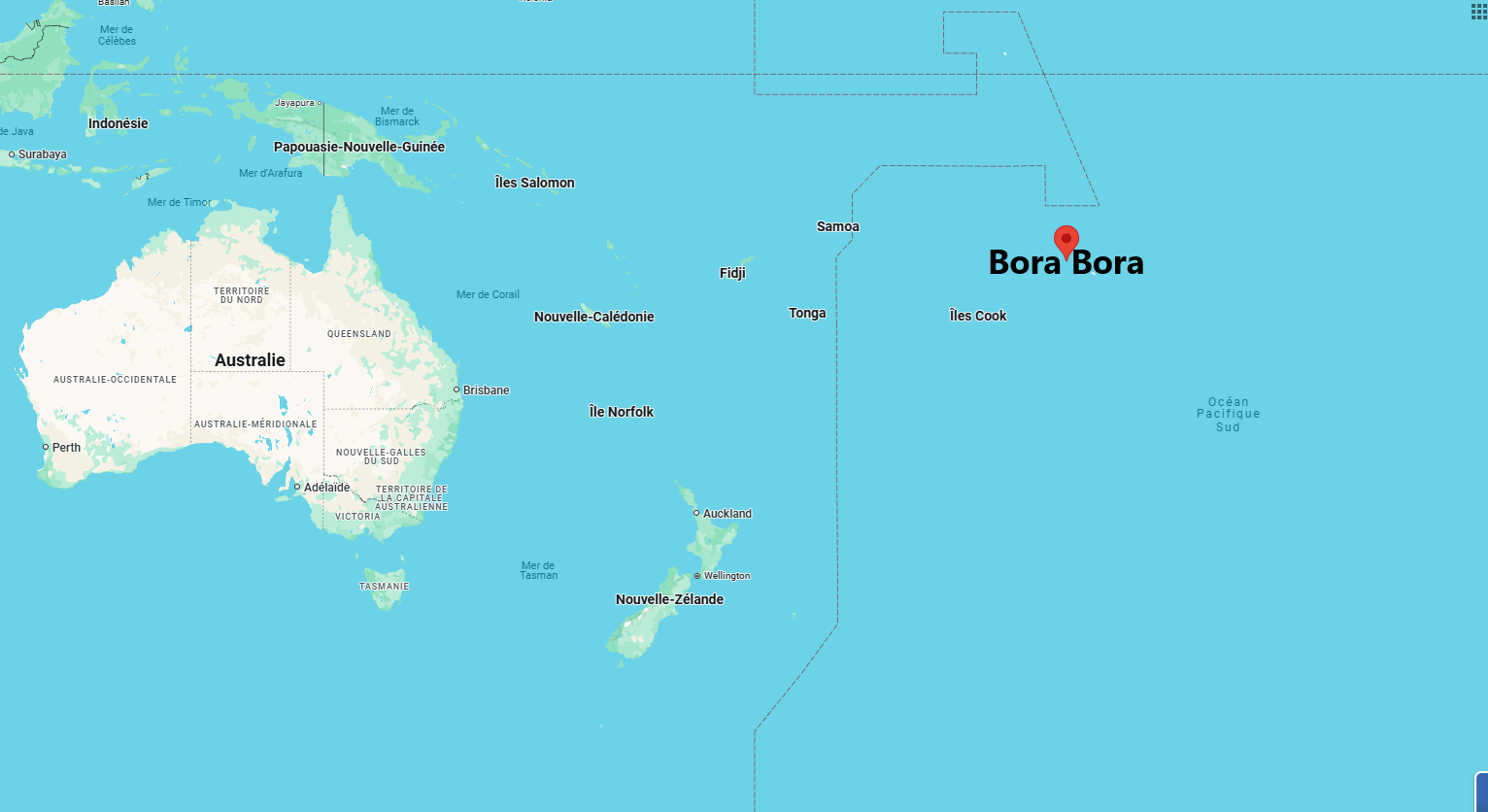 Où se trouve Bora Bora